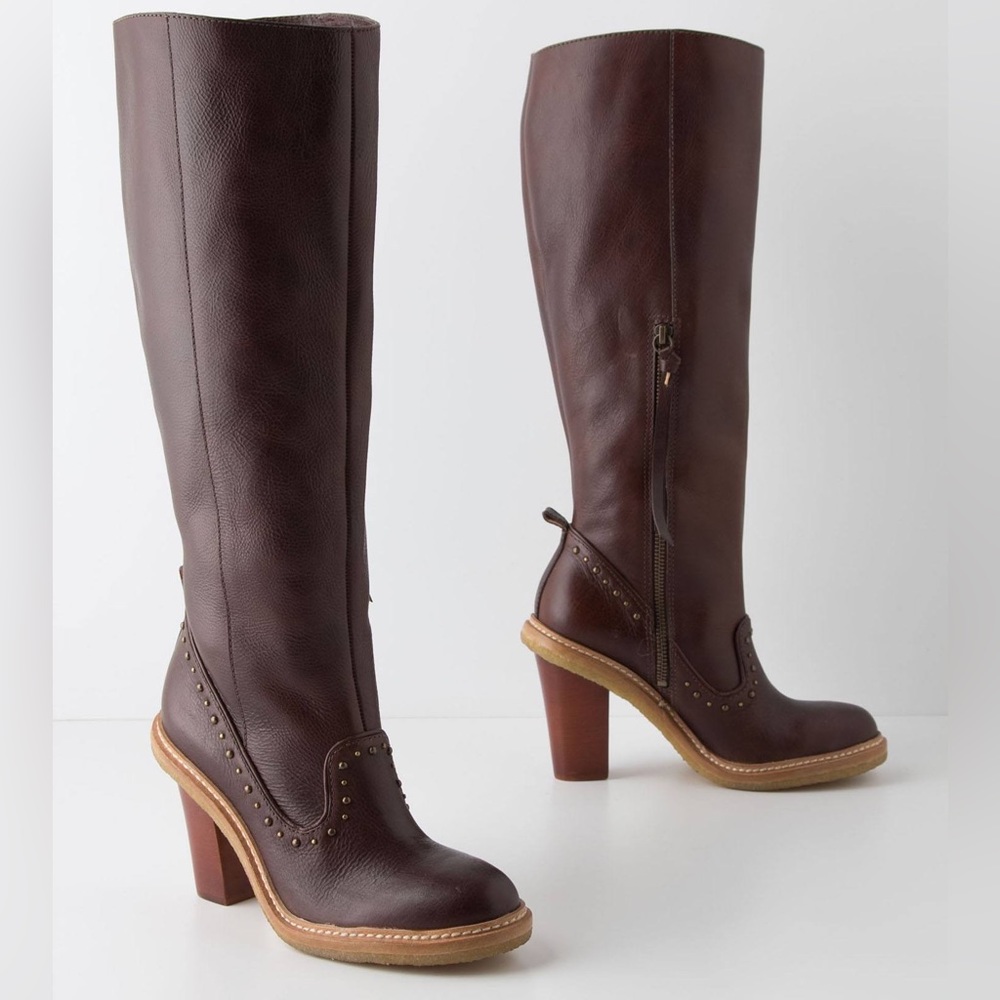 Anthropologie Cherrywood Studded Boots by Schuler & Sons Philadelphia